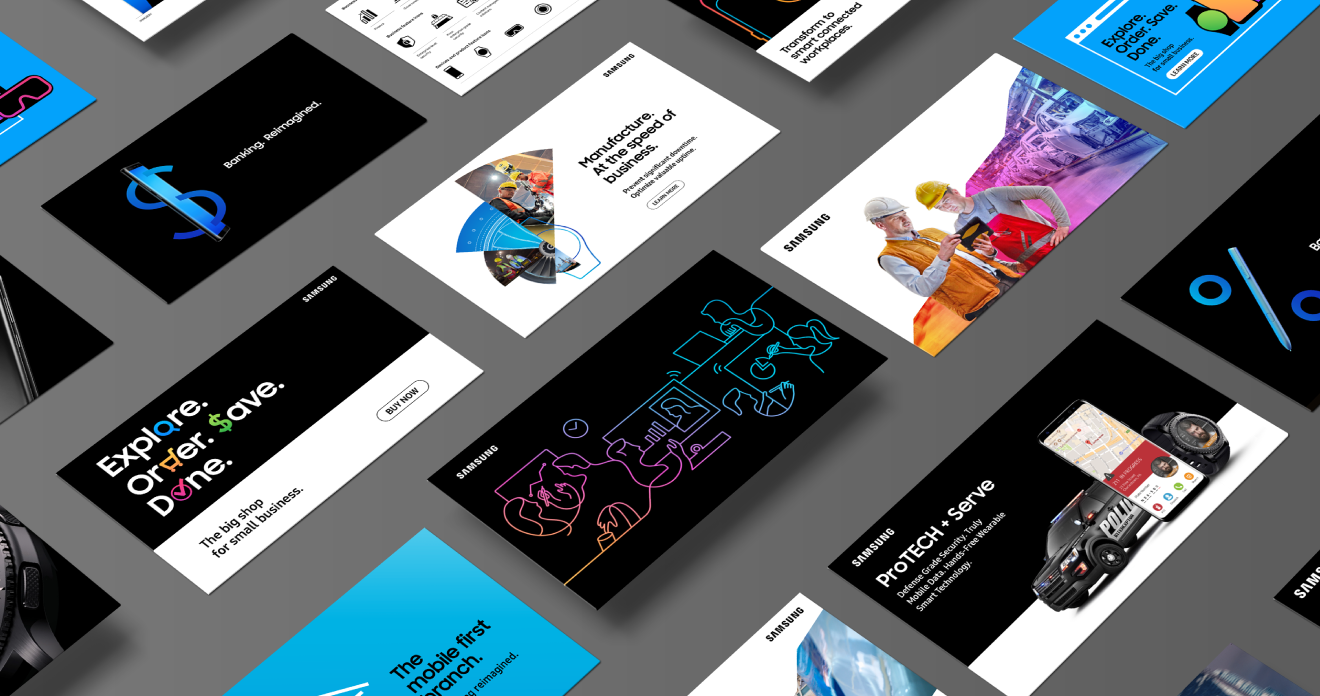 Brand Strategy & Digital Marketing Campaigns for Samsung Business | Voraco